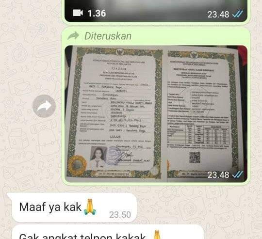 Pembuatan jasa ijazah asli terdaftar aman terpercaya