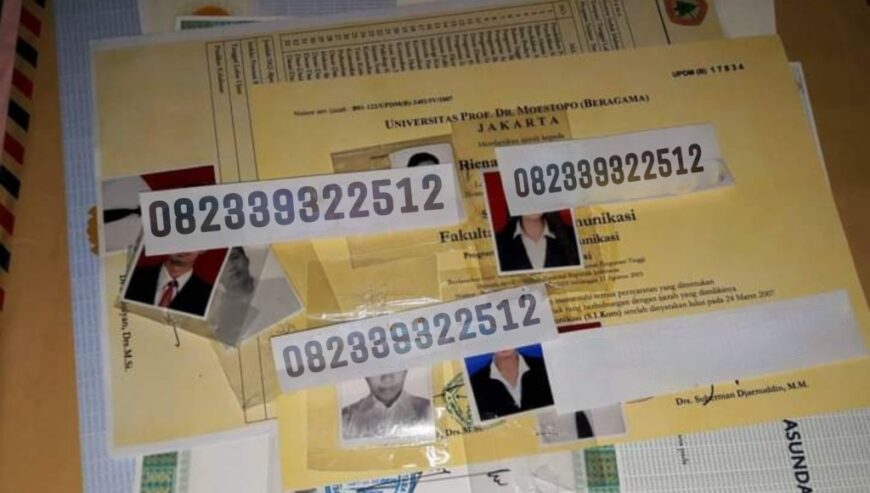 Pembuatan jasa ijazah asli terdaftar aman terpercaya