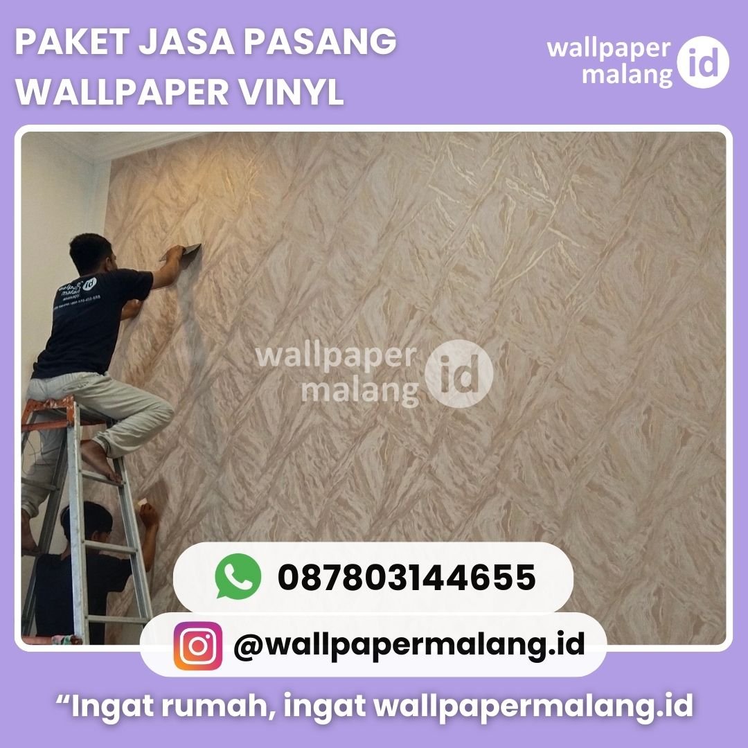 PAKET JASA PASANG WALLPAPER VINYL