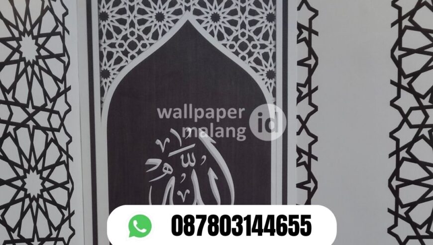 JUAL WALLPAPER VINYL ROLL UNTUK MASJID KLOJEN
