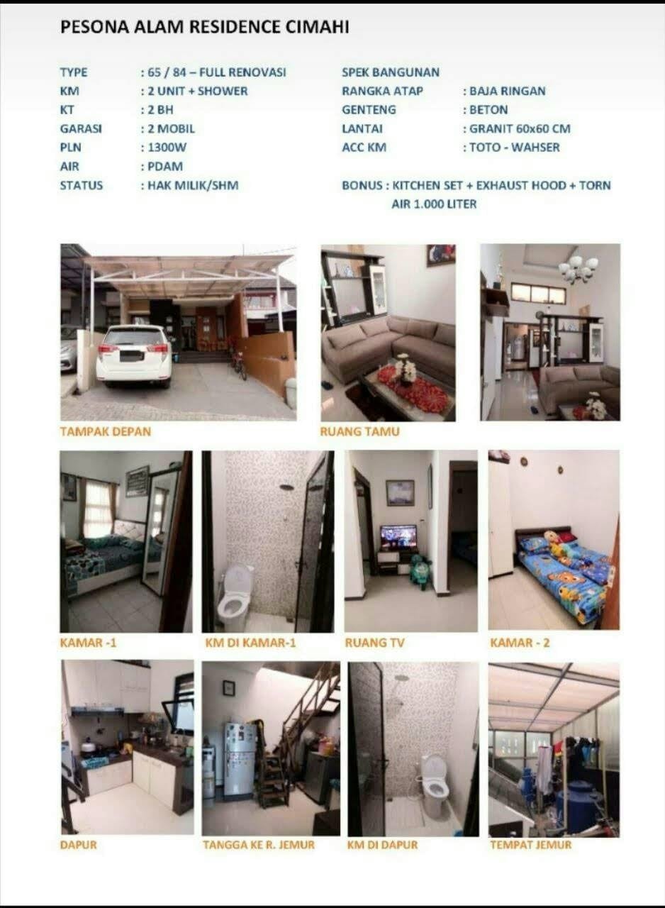 Rumah siap huni full renovasi