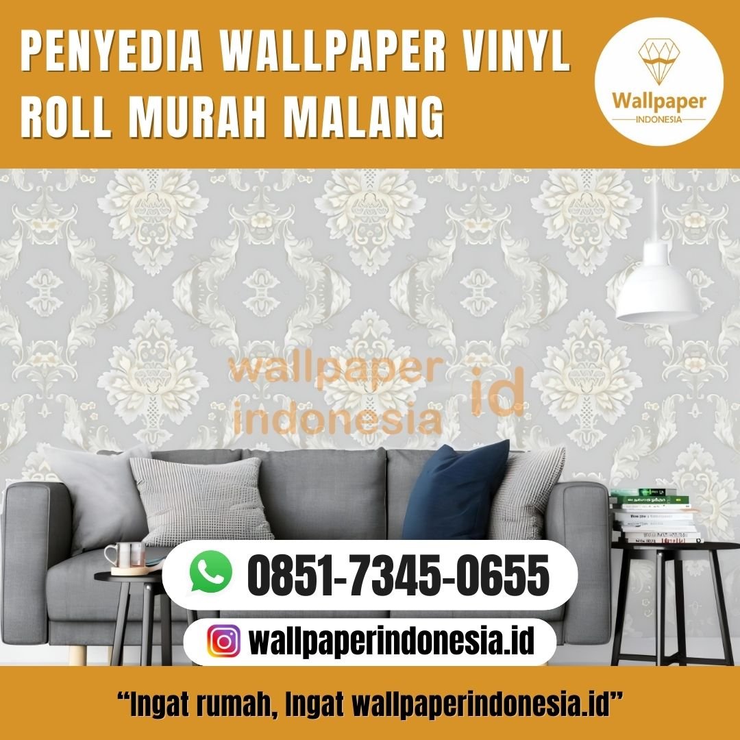 PENYEDIA WALLPAPER VINYL ROLL MURAH MALANG