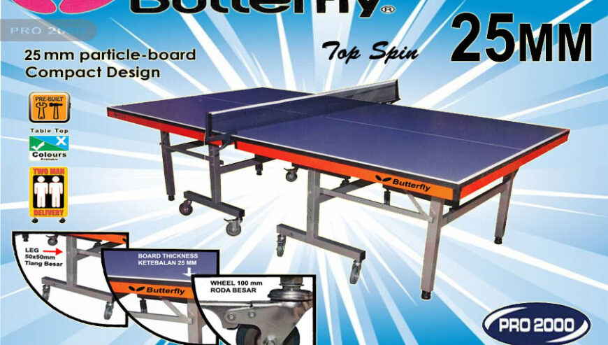 Tenis meja pingpong merk BUTTERFLY