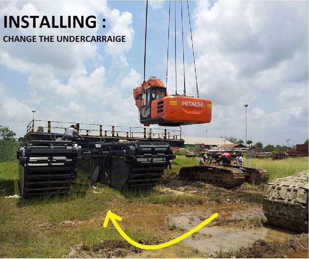 amphibious excavator swamp beko