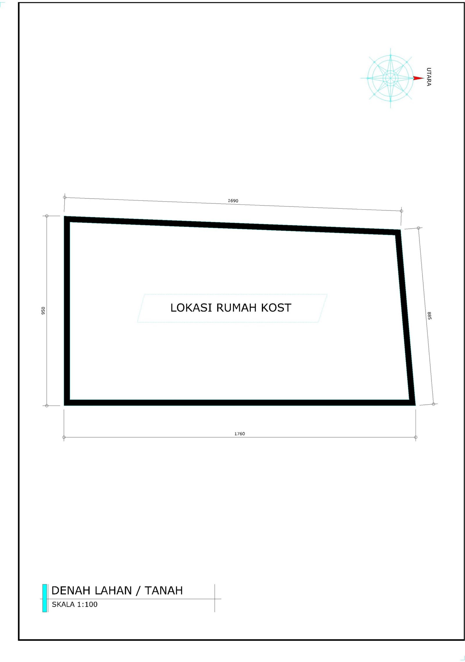 Saya Jual bangunan kos kosan di dekat Poltekkes Jember