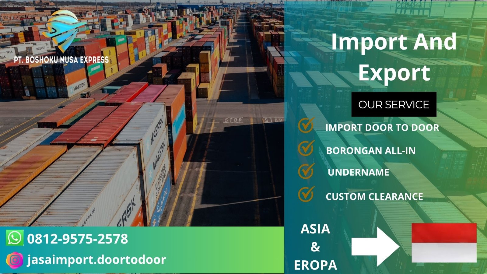 JASA IMPORT BARANG PERU KE INDONESIA TERPERCAYA 081295752578