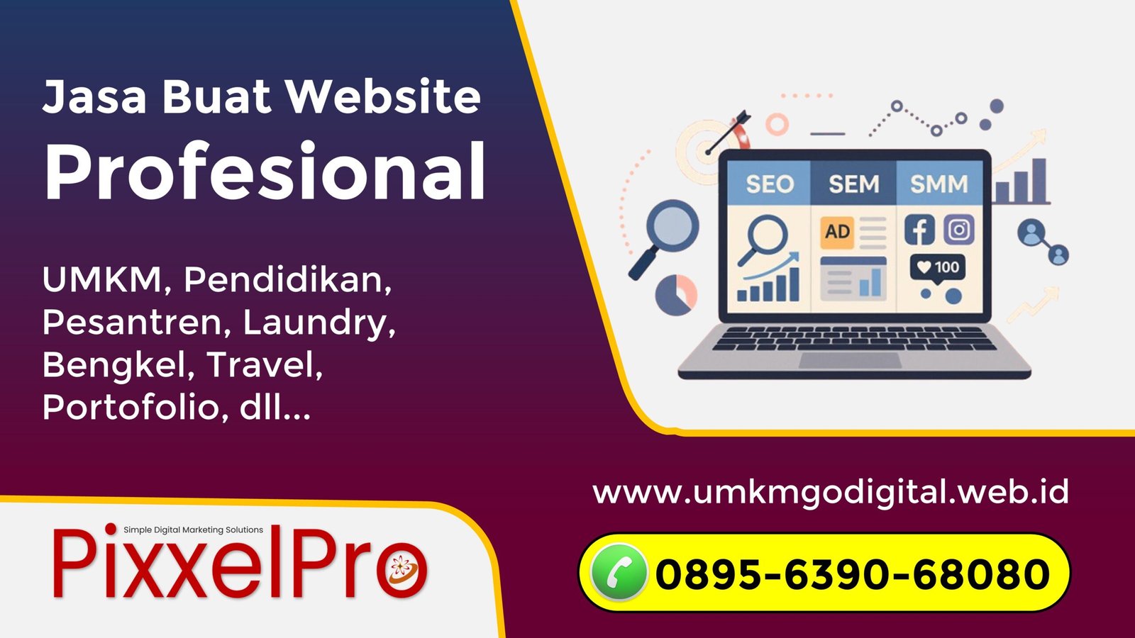 (WA 0895-6390-68080) Paket Pembuatan Website UMKM di Tolikar