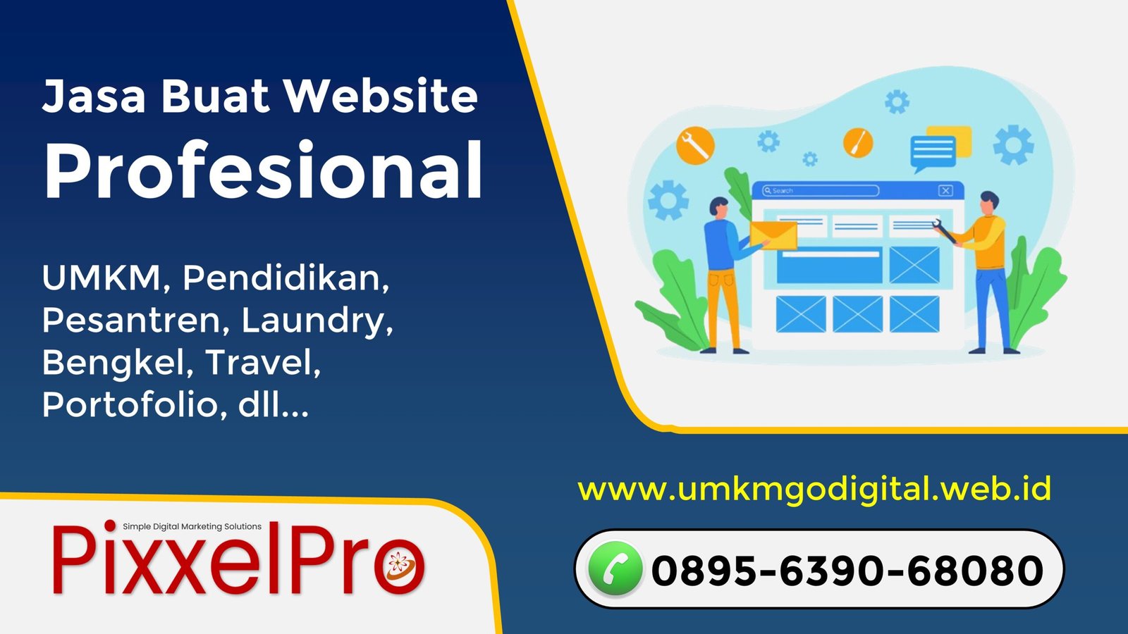 (WA 0895-6390-68080) Paket Pembuatan Website Yayasan di Toli