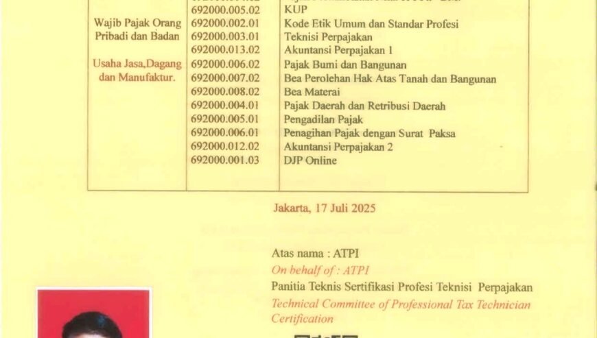 Jasa Pembukuan dan SPT Pajak