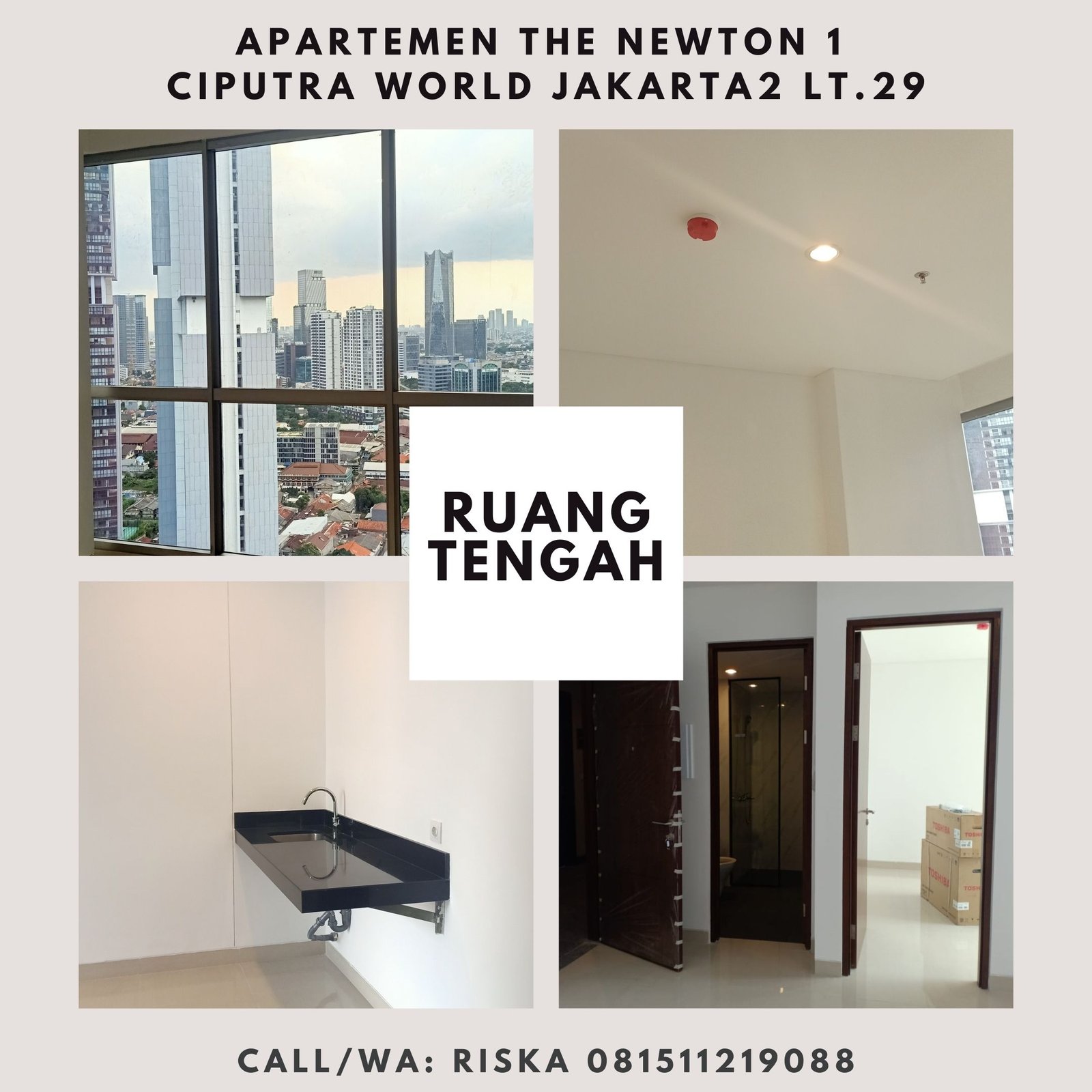 Dijual Apartemen The Newton 1 Ciputra World Jakarta