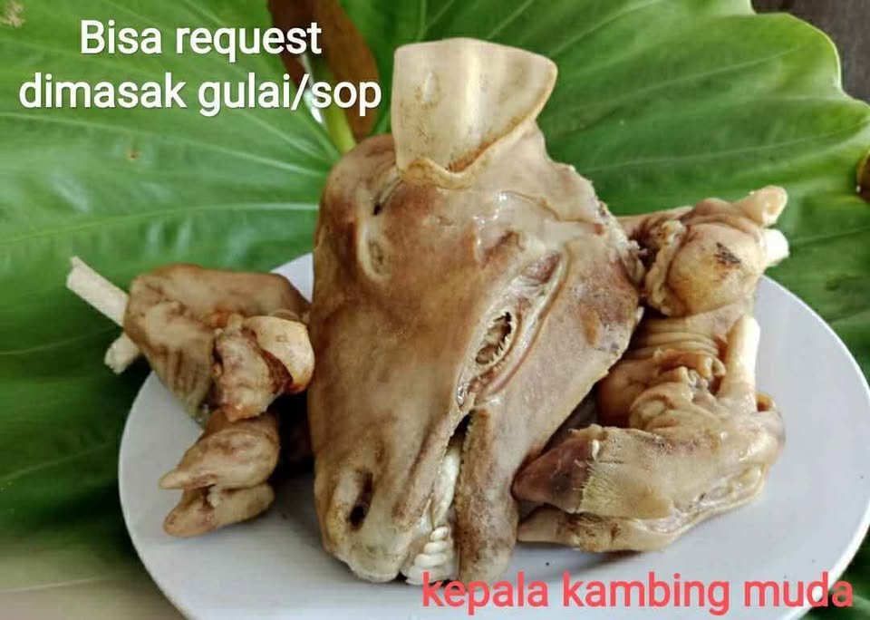 Gulai Kepala Kambing Muda + Kaki 120K