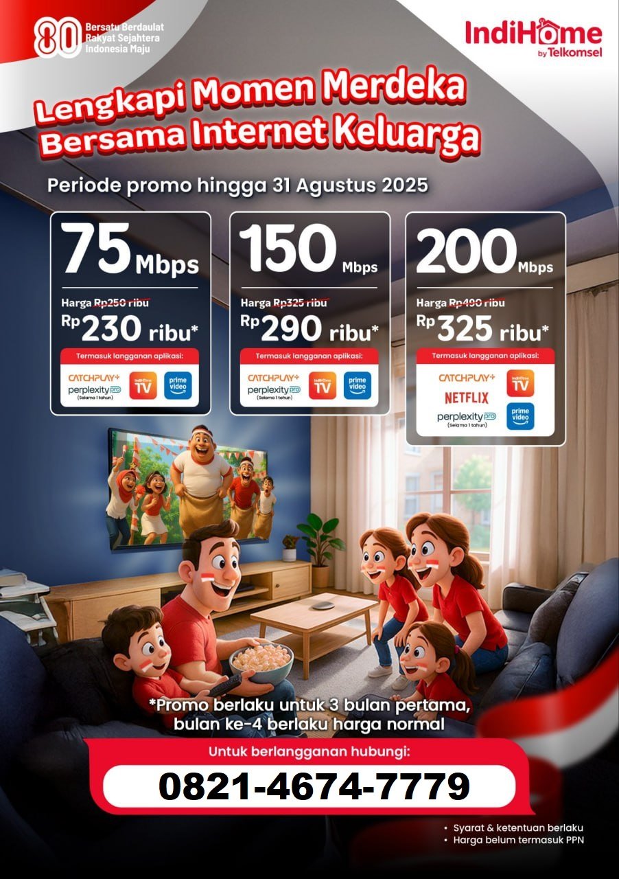 Promo Merdeka IndiHome