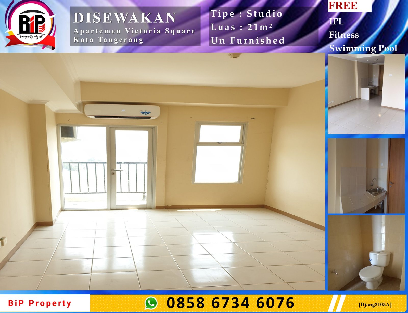 Disewakan Apartemen Victoria Square Termurah diTangerang