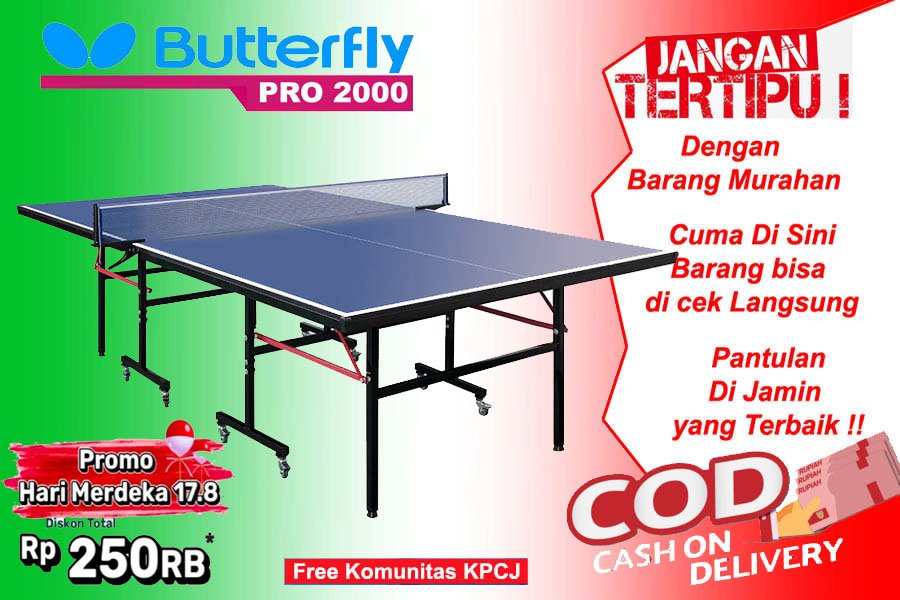 Tenis meja pingpong merk BUTTERFLY