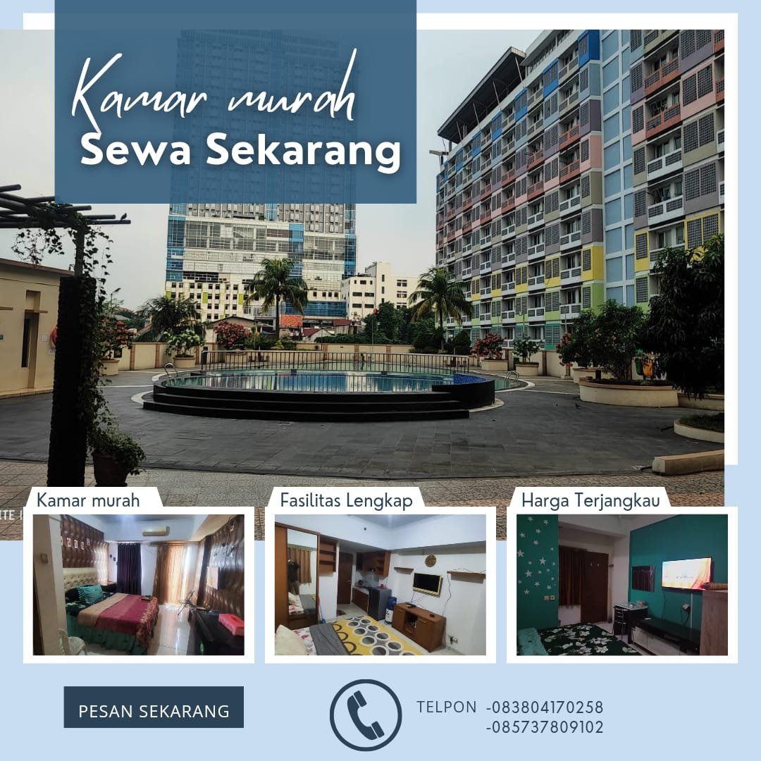 Sewa kamar harian dan transit apartemen