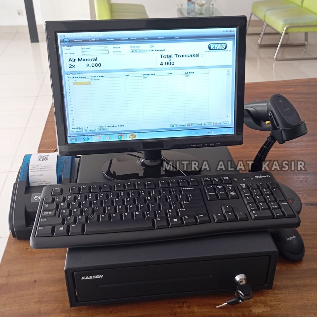 PAKET KOMPUTER KASIR TOKO – MINIMARKET LENGKAP & SIAP PAKAI!