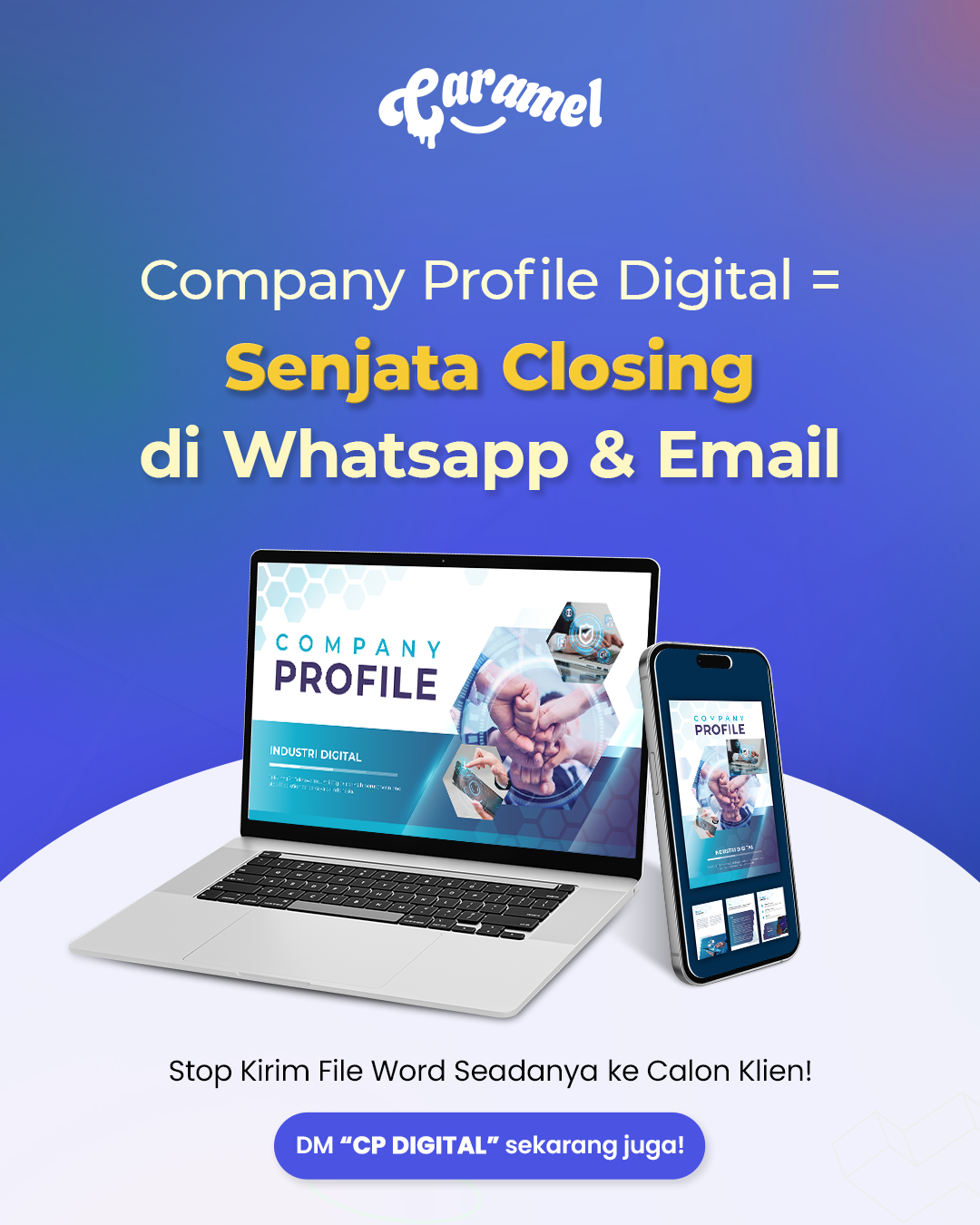 Jasa Desain Company Profile Digital Profesional | Format PDF