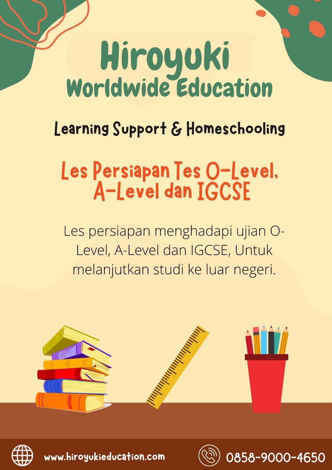 Persiapan tes O-Level, A-Level, IGCSE