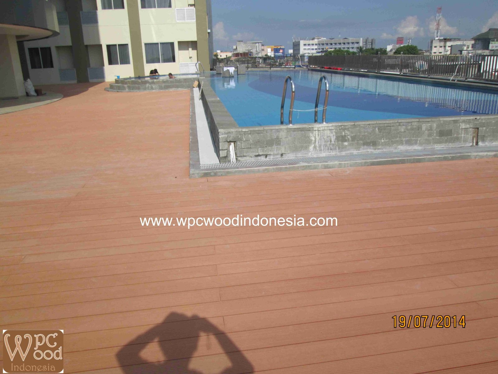 Kayu Kolam Renang, Decking Wpc, Floor Deck, Lantai Decking,