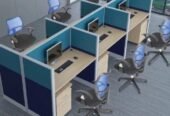 partisi kantor meja dan ruangan